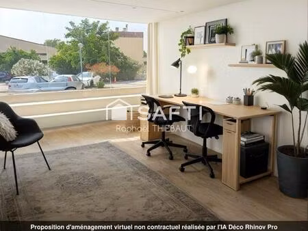 local professionnel en duplex 70 m² avec garage