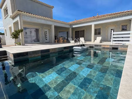 34320 fontès villa de 192.50 m2 sur terrain de 967 m2 4 cham