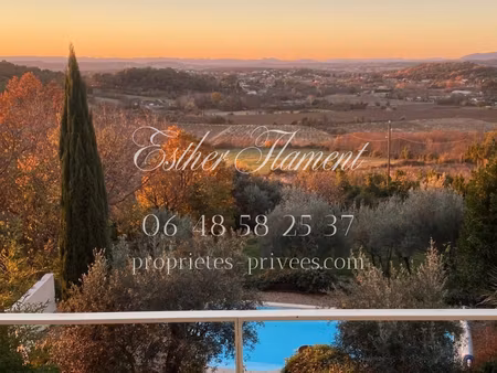 mas avec vue panoramique   résidence principale et 2 gîtes