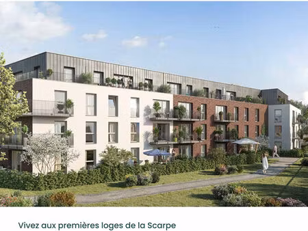vente appartement 2 pièces 40 m² douai (59500)