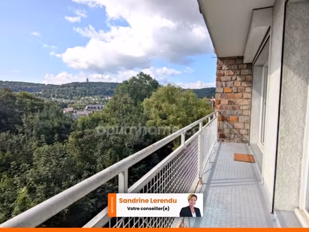 appartement à vendre 3 pièces avec balcon darnetal (76) avec vue imprenable sur la côte de
