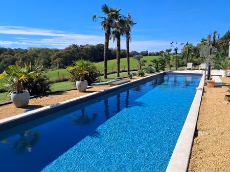 superbe villa d'architecte style californien avec 2 chambres d'hôtes classées