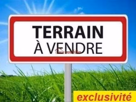 terrain constructible à vendre