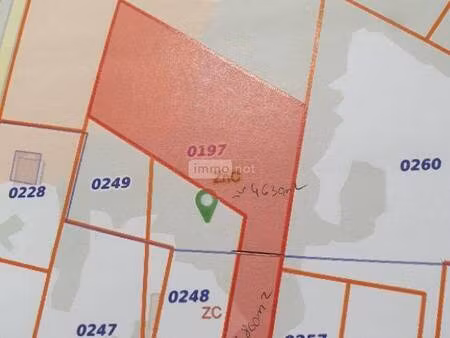 terrain constructible à vendre