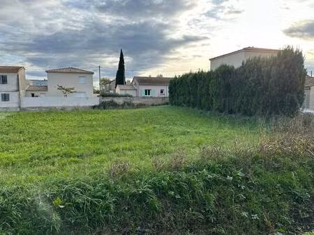 terrain constructible viabilisé à vendre