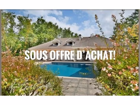 propriete à vendre 8 pièces de 350 m² environ à mimizan (40) avec lac privatif  cadre exce