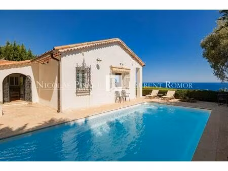 villa a vendre a beaulieu sur mer - vue mer panoramique - piscine