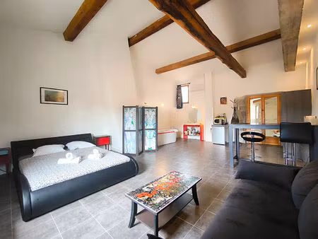 maison de caractère avec vue sur l'abbaye de lagrasse  village classé