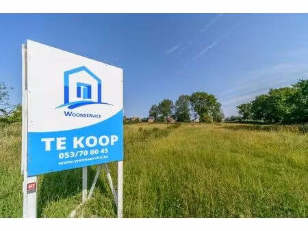 bouwgrond - halfopen bebouwing te sint-lievens-houtem