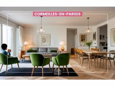 vente appartement neuf 3 pièces 88m2 cormeilles-en-parisis - 458000 € - surface privée