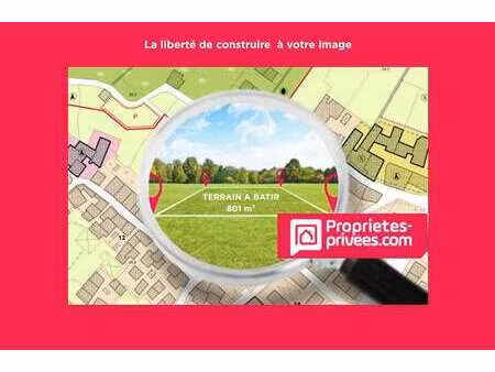 vente terrain à plumelin (56500) : à vendre / 801m² plumelin