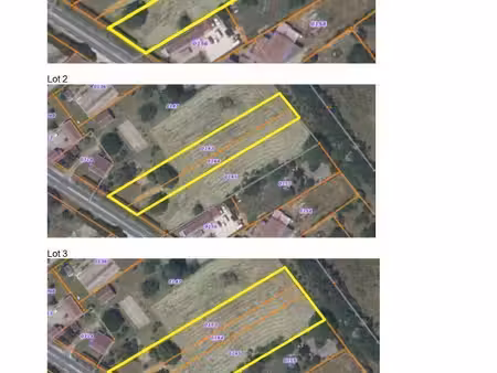 terrain constructible neuf à vendre