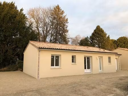 terrain avec maison neuve à vendre