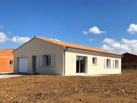 terrain avec maison neuve à vendre