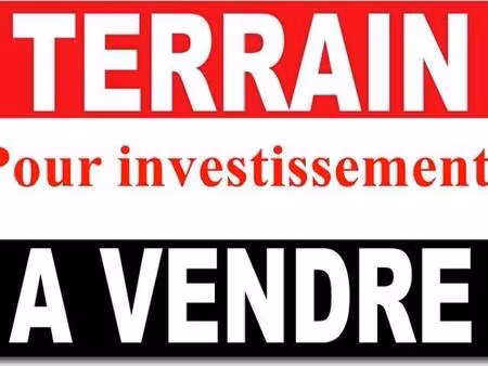 terrain à vendre