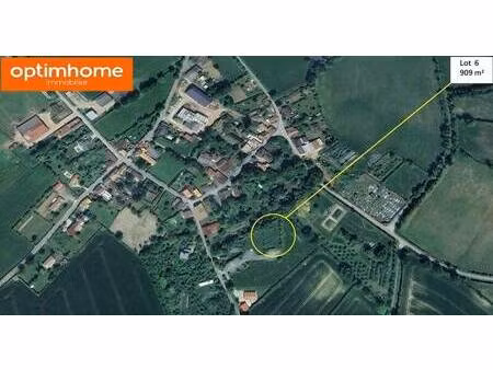 terrain constructible à vendre