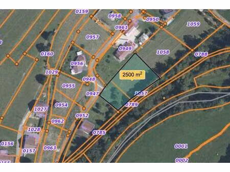 terrain constructible à vendre