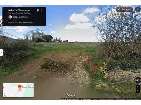 terrain constructible viabilisé à vendre