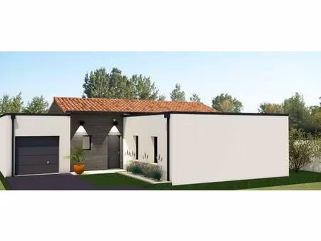 terrain avec maison neuve à vendre