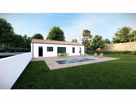 terrain avec maison neuve à vendre