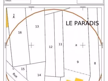 terrain constructible à vendre