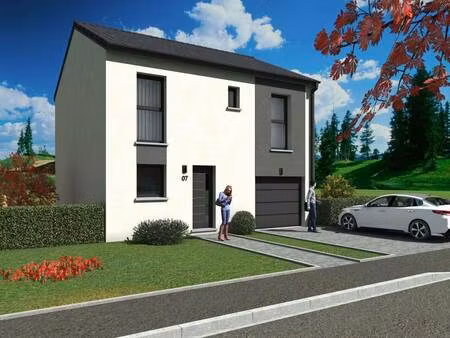 terrain avec maison neuve à vendre