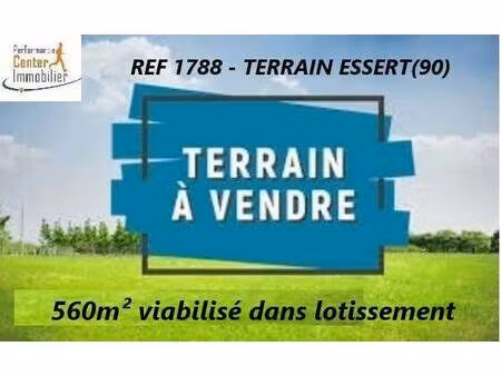 terrain constructible viabilisé à vendre