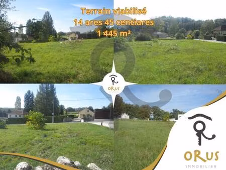 terrain constructible viabilisé à vendre