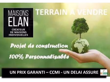 terrain constructible viabilisé à vendre