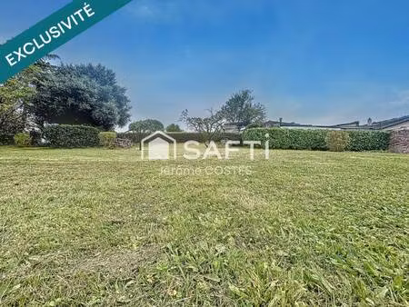 terrain constructible viabilisé à vendre