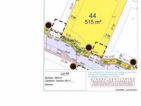 terrain à vendre