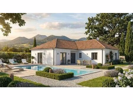 terrain avec maison neuve à vendre