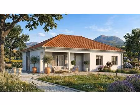 terrain avec maison neuve à vendre