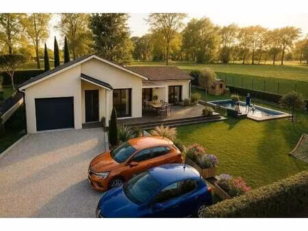 terrain avec maison neuve à vendre