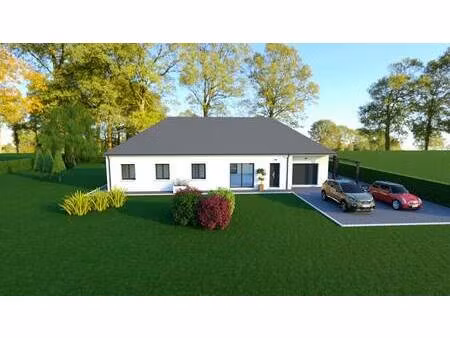 terrain avec maison neuve à vendre