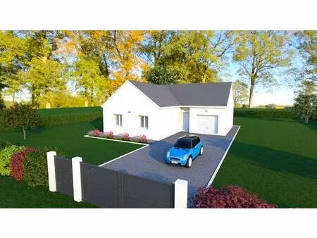 terrain avec maison neuve à vendre