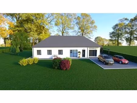 terrain avec maison neuve à vendre