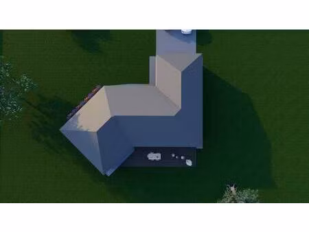 terrain avec maison neuve à vendre