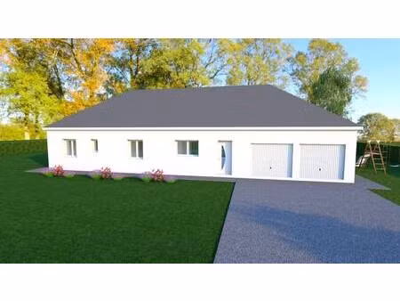 terrain avec maison neuve à vendre