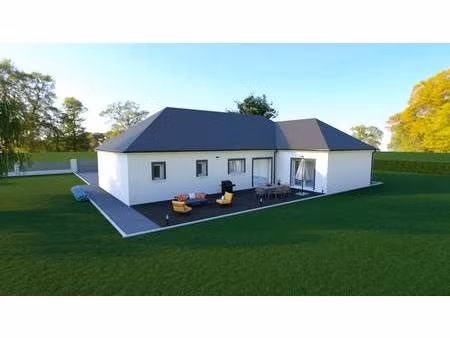 terrain avec maison neuve à vendre