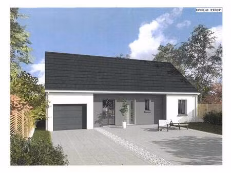 terrain avec maison neuve à vendre