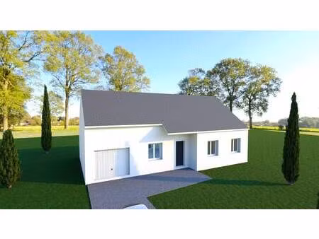 terrain avec maison neuve à vendre