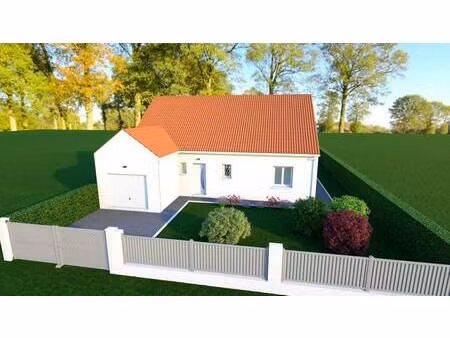 terrain avec maison neuve à vendre