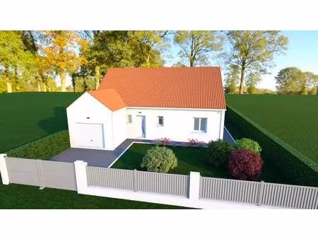 terrain avec maison neuve à vendre