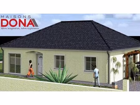 terrain avec maison neuve à vendre