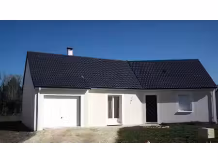 terrain avec maison neuve à vendre