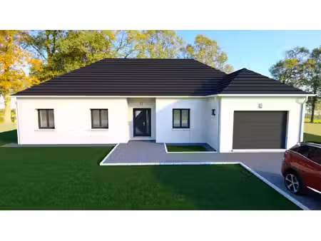 terrain avec maison neuve à vendre