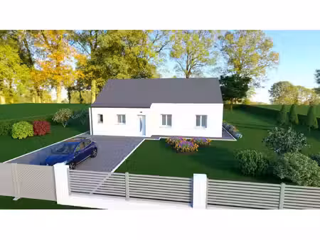 terrain avec maison neuve à vendre