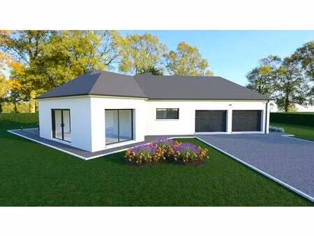 terrain avec maison neuve à vendre