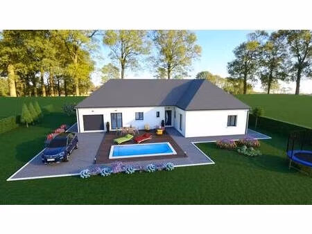 terrain avec maison neuve à vendre